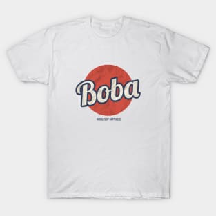 Boba Shirt, boba lover tee, bubble tea, retro shirt, pearl milk tea T-Shirt